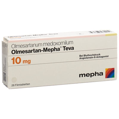 OLMESARTAN Mepha Teva Filmtabl 10 mg 28 Stk