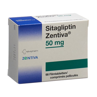 SITAGLIPTIN Zentiva Filmtabl 50 mg 98 Stk