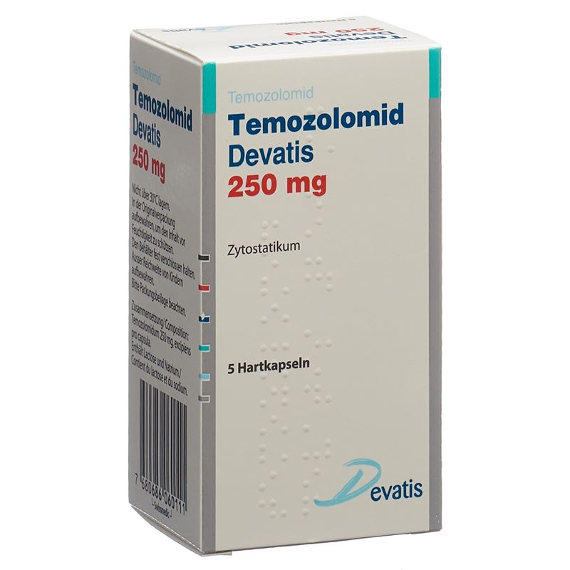 TEMOZOLOMID Devatis Kaps 250 mg Fl 5 Stk