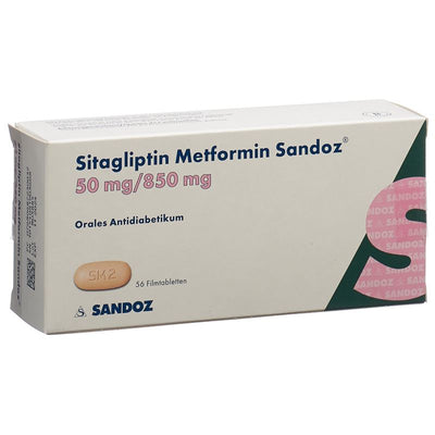 SITAGLIPTIN Metformin Sandoz 50/850mg 56 Stk