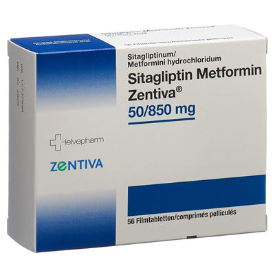 SITAGLIPTIN Metformin Zentiva 50/850mg 56 Stk