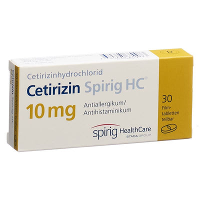 CETIRIZIN Spirig HC Filmtabl 10 mg 30 Stk