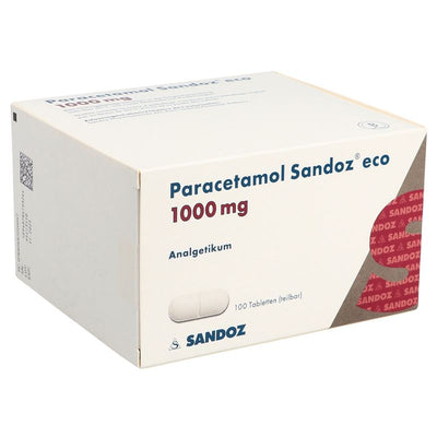 PARACETAMOL Sandoz eco Tabl 1000 mg 100 Stk