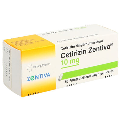 CETIRIZIN Zentiva Filmtabl 10 mg 50 Stk