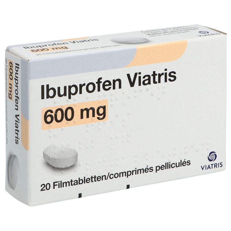 IBUPROFEN Viatris Filmtabl 600 mg 20 Stk