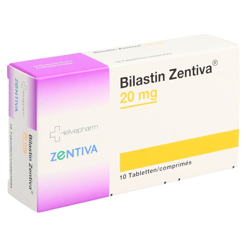 BILASTIN Zentiva Tabl 20 mg 10 Stk