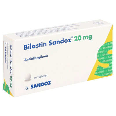 BILASTIN Sandoz Tabl 20 mg 10 Stk