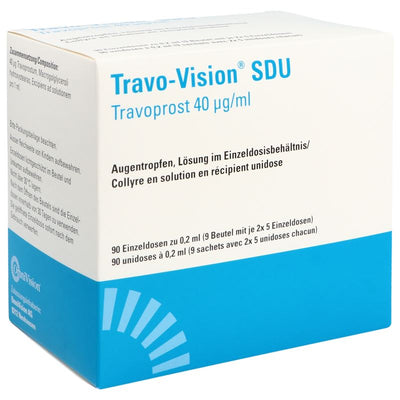 TRAVO-VISION SDU Gtt Opht 40 mcg/ml 90 x 0.2 ml