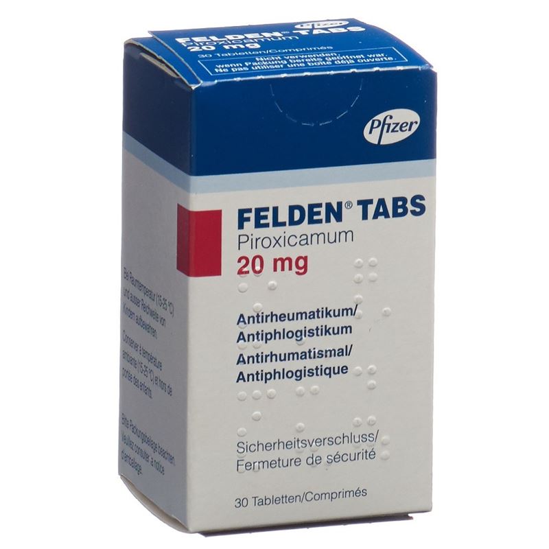 FELDEN Tabs 20 mg Ds 30 Stk