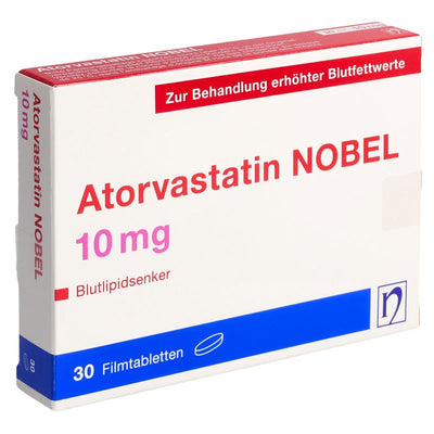 ATORVASTATIN NOBEL Filmtabl 10 mg 30 Stk