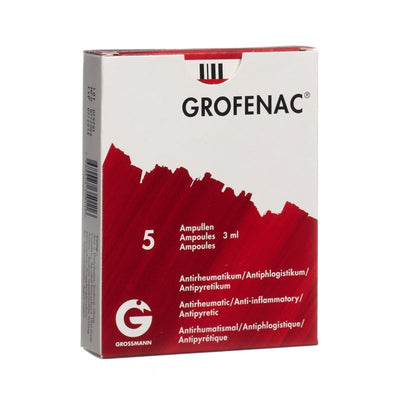 GROFENAC Inj Lös 75 mg/3ml 5 Amp 3 ml