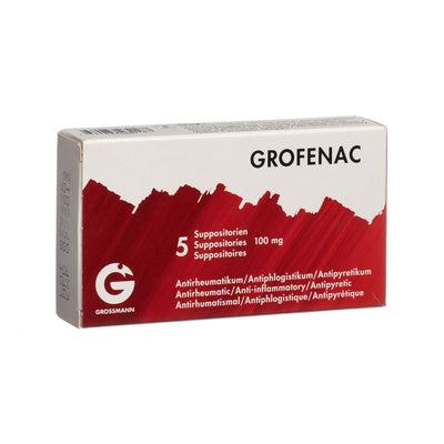 GROFENAC Supp 100 mg 5 Stk