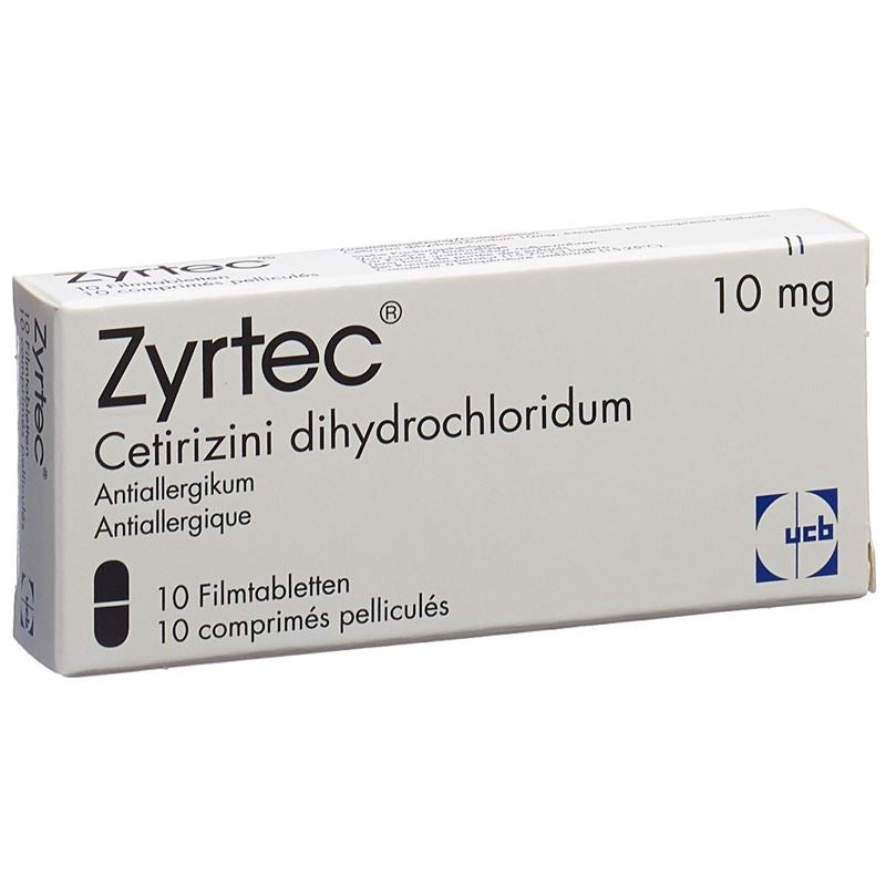 ZYRTEC Filmtabl 10 mg 10 Stk