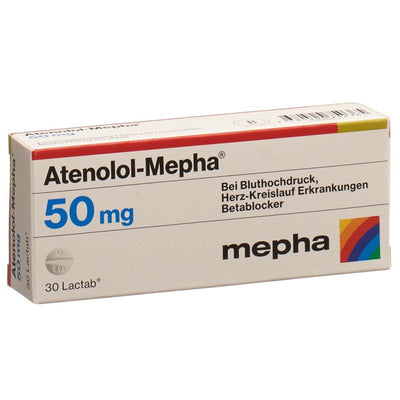 ATENOLOL Mepha Lactab 50 mg 30 Stk