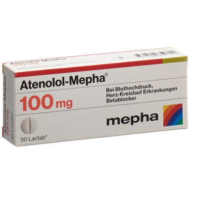 ATENOLOL Mepha Lactab 100 mg 30 Stk