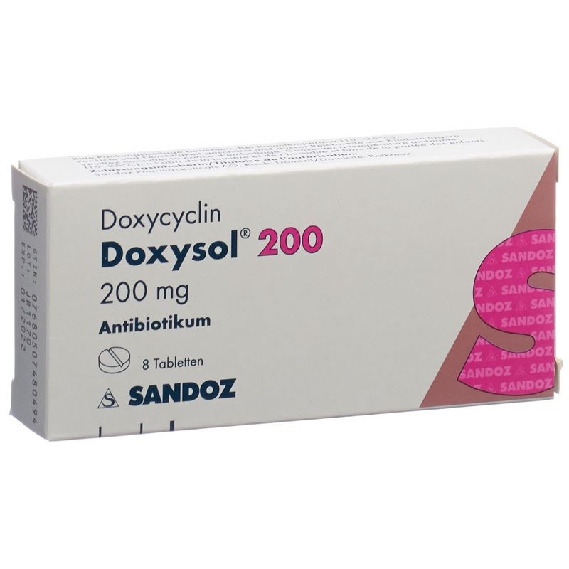 DOXYSOL Tabl 200 mg 8 Stk