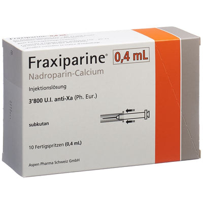 FRAXIPARINE 0.4 ml Inj Lös 10 Fertspr 0.4 ml