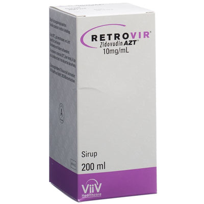 RETROVIR AZT Sirup 10 mg/ml Fl 200 ml