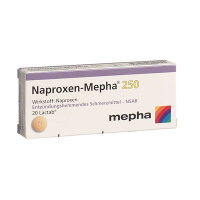 NAPROXEN Mepha Lactab 250 mg 20 Stk