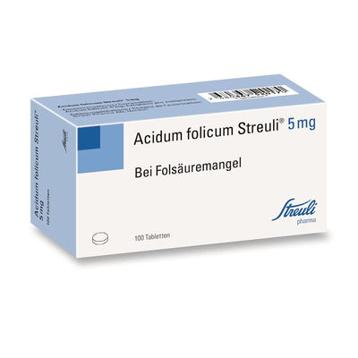 ACIDUM FOLICUM Streuli Tabl 5 mg 100 Stk