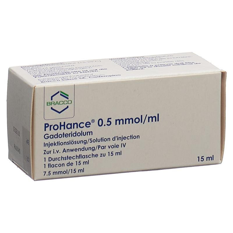 PROHANCE Inj Lös 7.5 mmol/15ml Durchstfl