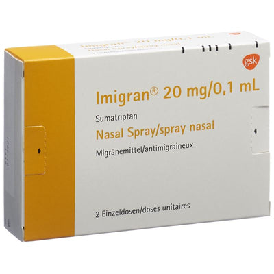 IMIGRAN Nasenspray 20 mg 2 x 1 Dos