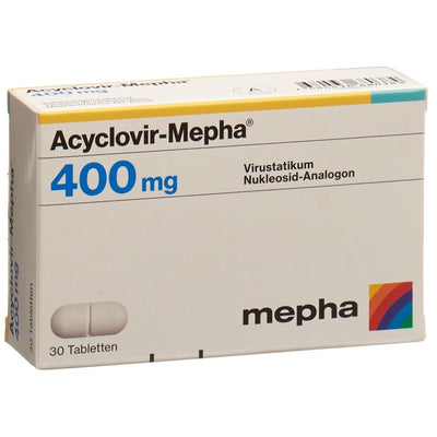 ACYCLOVIR Mepha Tabl 400 mg 30 Stk