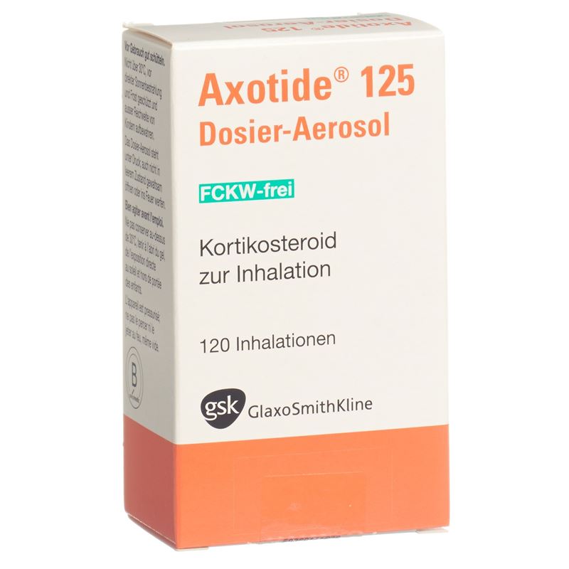 AXOTIDE Dosieraeros 125 mcg FCKW-frei 120 Dos