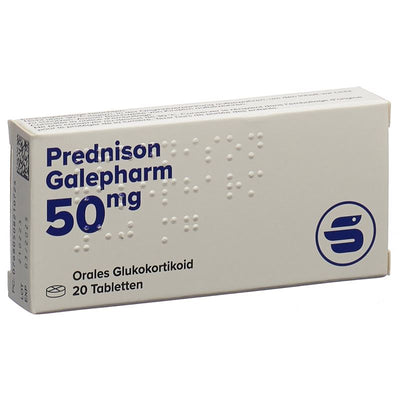 PREDNISON Galepharm Tabl 50 mg 20 Stk