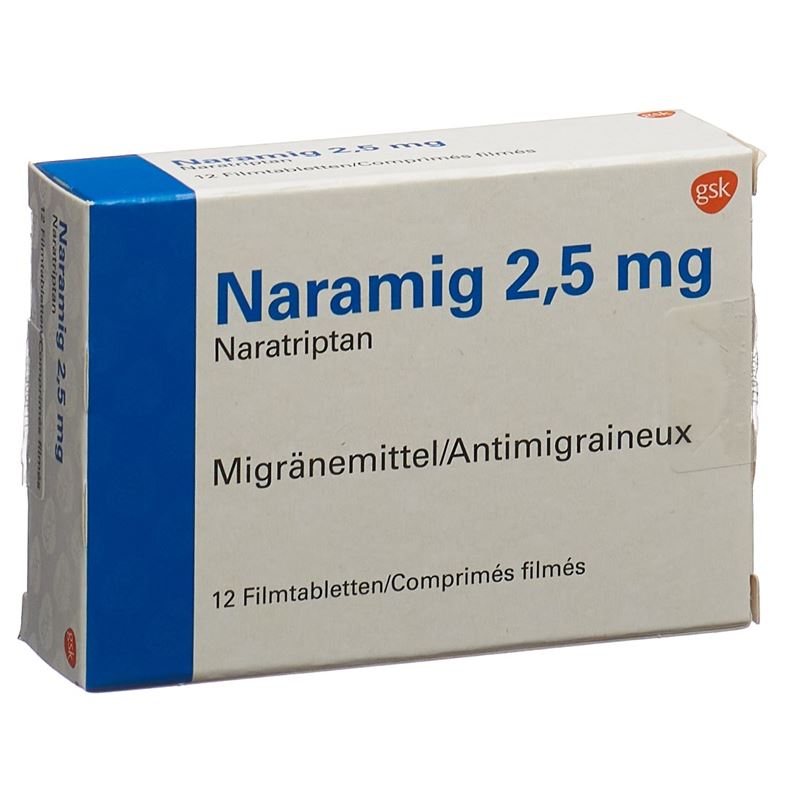 NARAMIG Filmtabl 2.5 mg 12 Stk