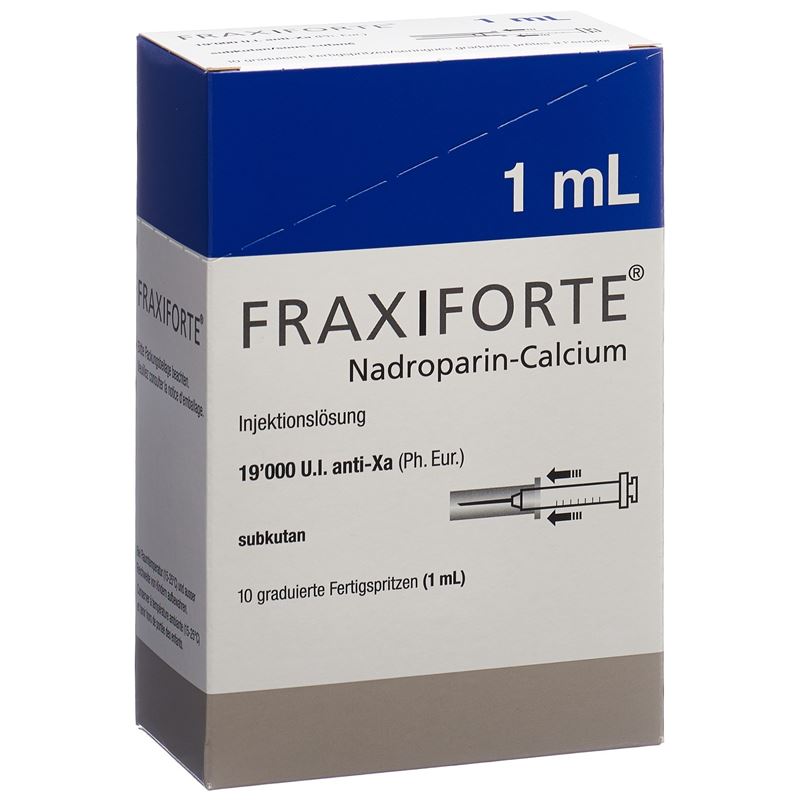 FRAXIFORTE 1 ml Inj Lös 10 Fertspr 1 ml