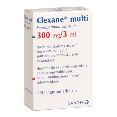 CLEXANE MULTI Inj Lös 300 mg/3ml Durchstf 3 ml