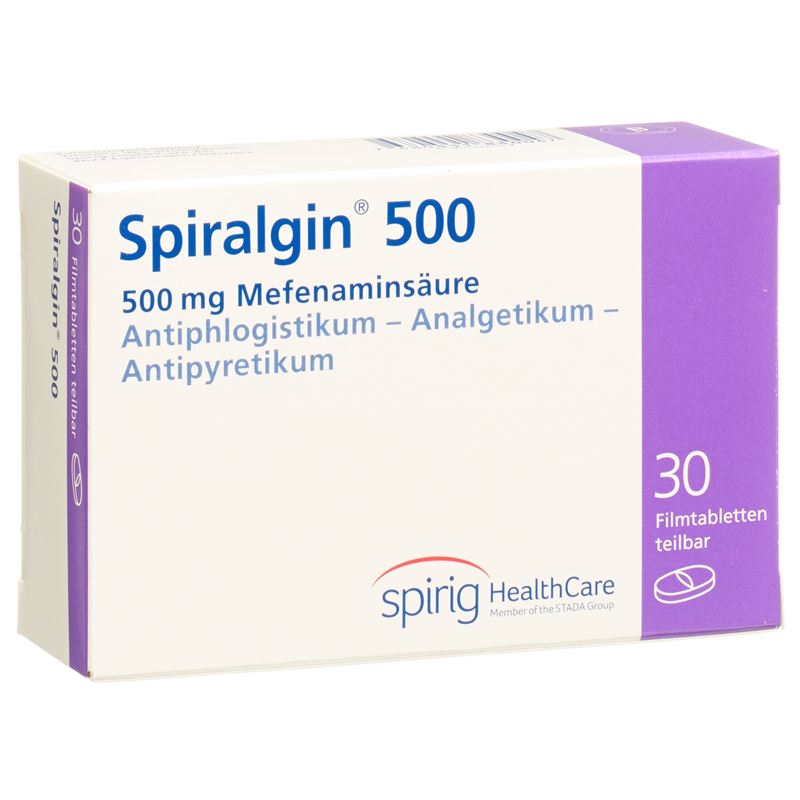 SPIRALGIN Filmtabl 500 mg 30 Stk