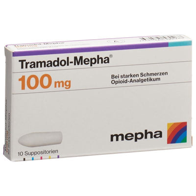 TRAMADOL Mepha Supp 100 mg 10 Stk