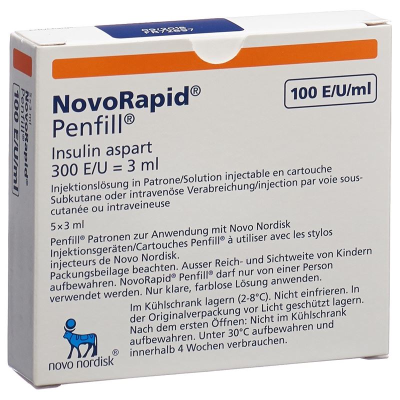 INSULIN NovoRapid Penfill 5 Patrone 3 ml