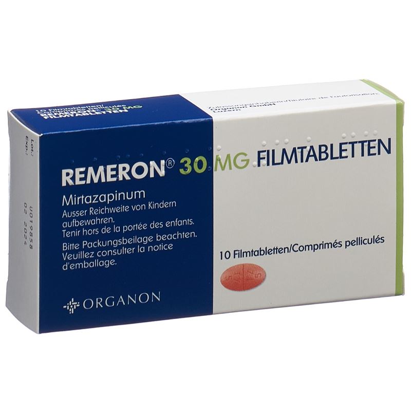 REMERON Filmtabl 30 mg 10 Stk