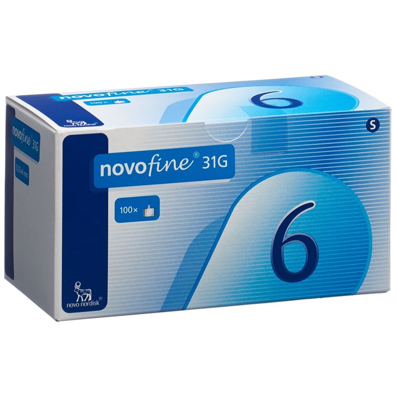 NOVOFINE Injektionsnadeln 31G 6mm 100 Stk