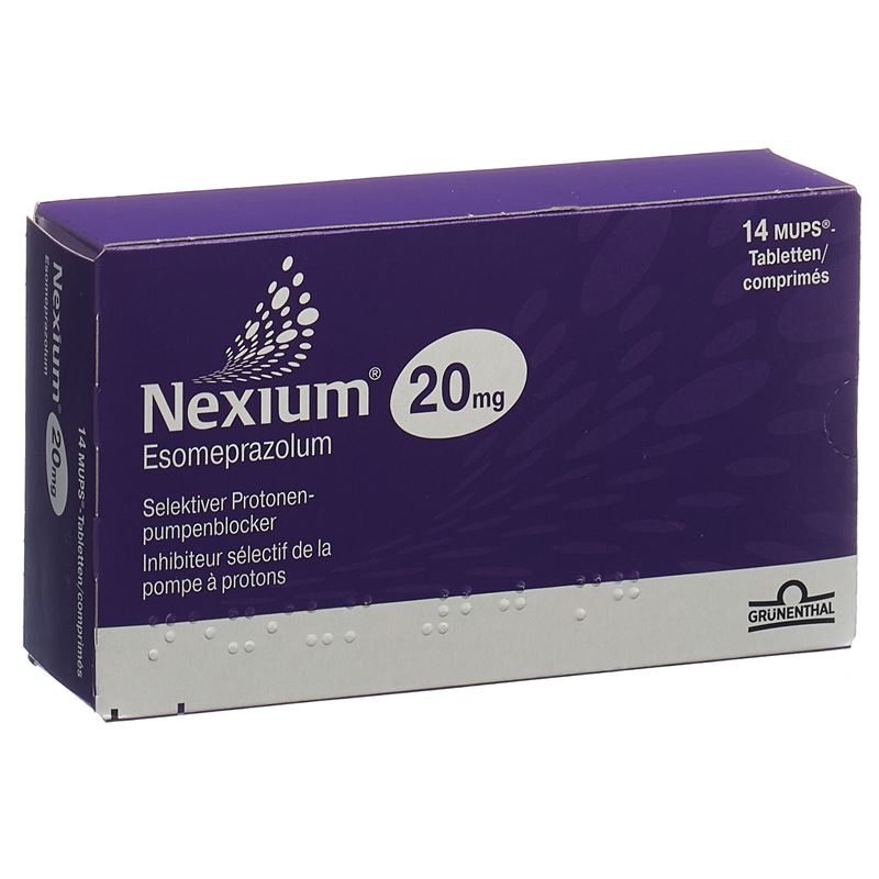 NEXIUM Mups Tabl 20 mg 14 Stk