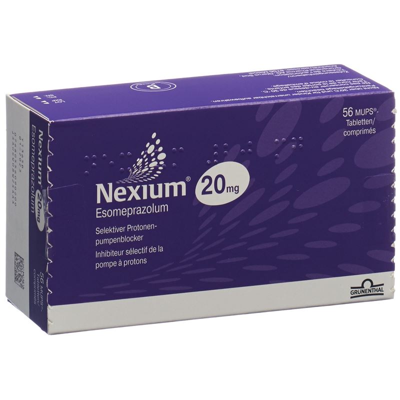 NEXIUM Mups Tabl 20 mg 56 Stk