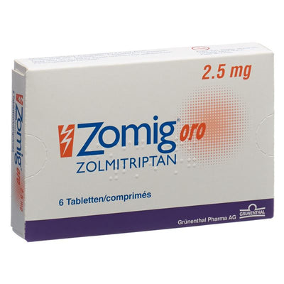 ZOMIG oro Tabl 2.5 mg 6 Stk