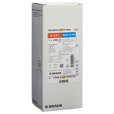 GLUCOSALINE 2:1 Braun 1000ml Ecofl pl m Best