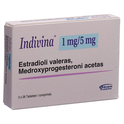 INDIVINA Tabl 1mg/5mg 3 x 28 Stk