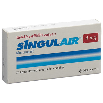 SINGULAIR Kautabl 4 mg Kleink 28 Stk