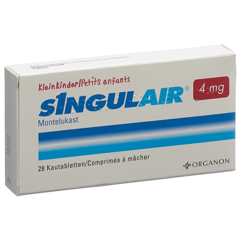 SINGULAIR Kautabl 4 mg Kleink 28 Stk