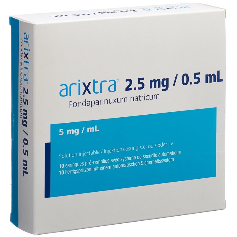 ARIXTRA Inj Lös 2.5 mg/0.5ml 10 Fertspr 0.5 ml