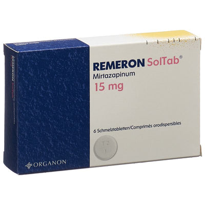 REMERON SolTab Schmelztabl 15 mg 6 Stk