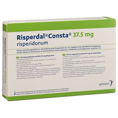 RISPERDAL CONSTA Trockensub 37.5 mg c Solv Inj kit