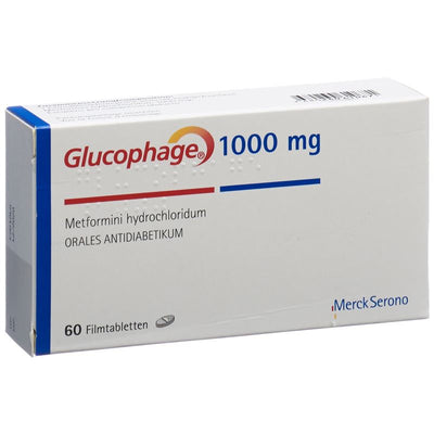 GLUCOPHAGE Filmtabl 1000 mg 60 Stk