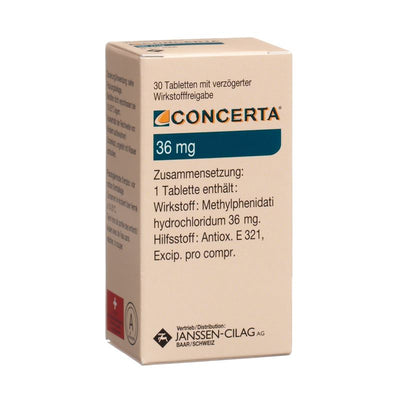 CONCERTA Ret Tabl 36 mg Fl 30 Stk