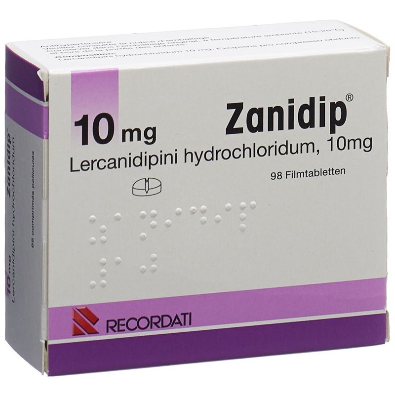 ZANIDIP Filmtabl 10 mg 98 Stk